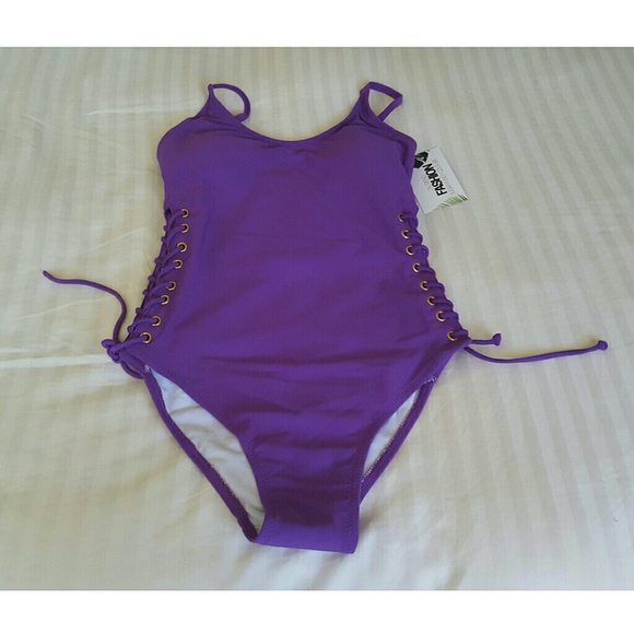 👙 Side Lace Up One Piece - Picture 7 of 8